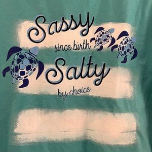 Custom Made Large TShirt.  Front is blank; design is on back; short sleeve